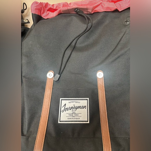 Black and Brown Women's Backpack - Picture 12 of 16